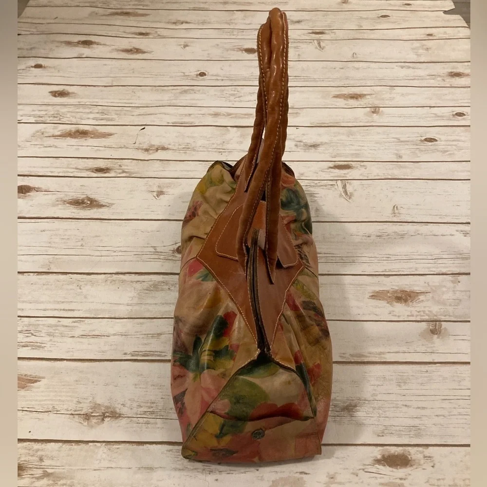 PATRICIA NASH Heritage MULTI FLORAL Print LIONE SHOULDER SATCHEL